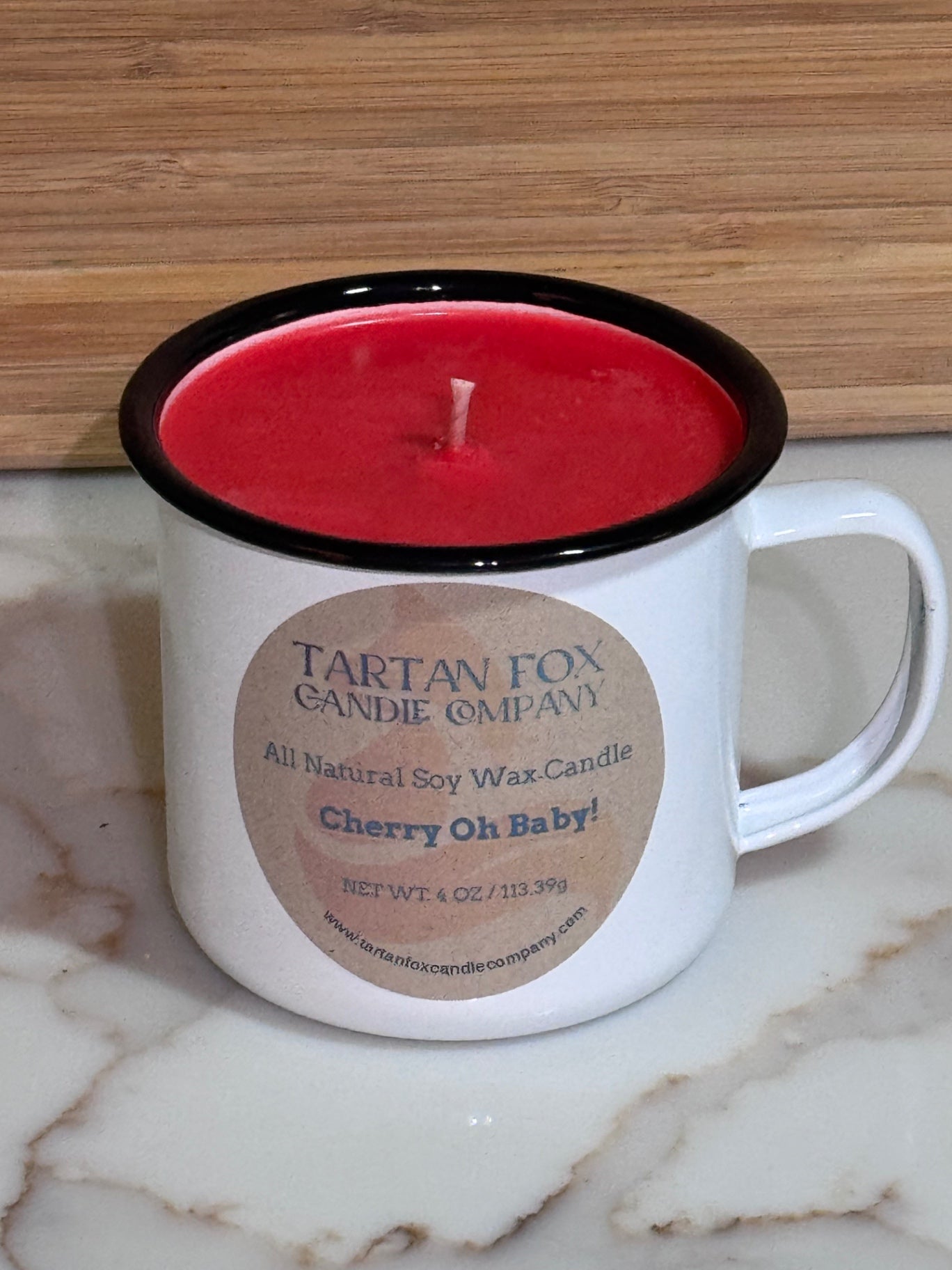 050 - Cherry Oh Baby! Camp Cup Soy Wax Candle