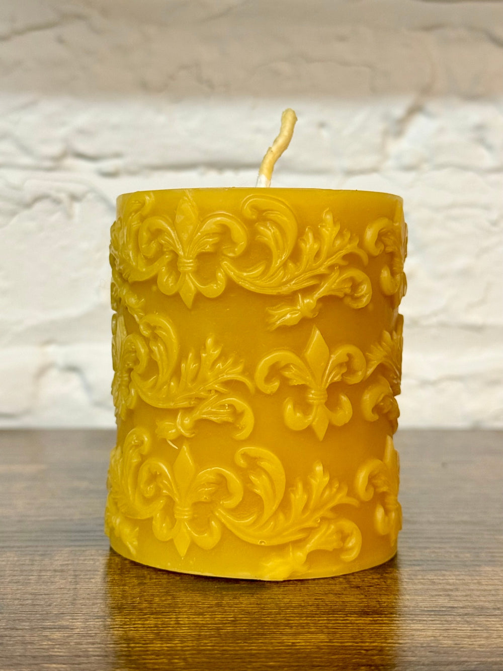 055 - Beeswax Pillar Candle