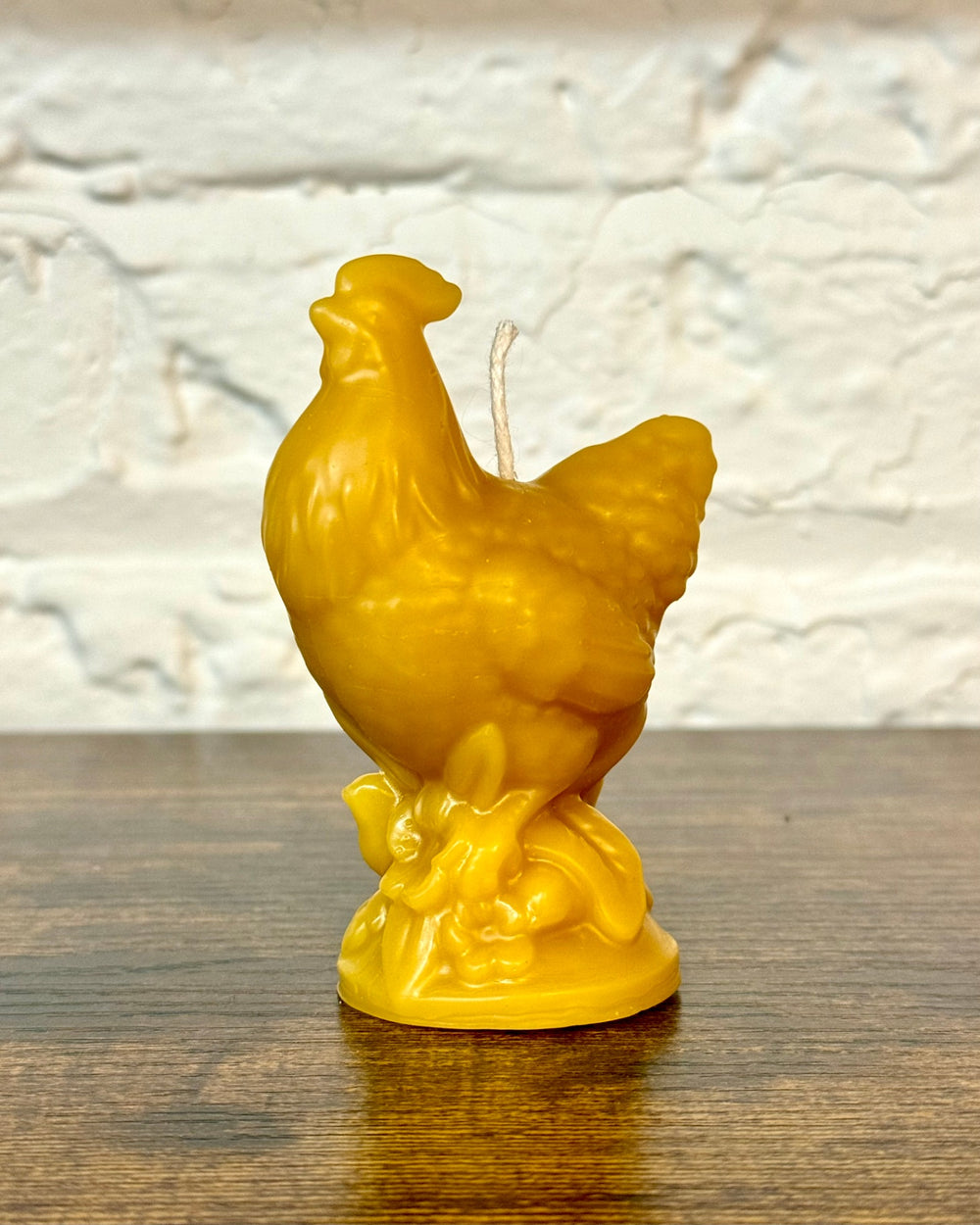 055 - Beeswax Chicken Candle