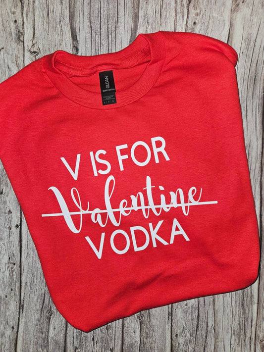 016 - "V is for Vodka" T-Shirt (Medium)