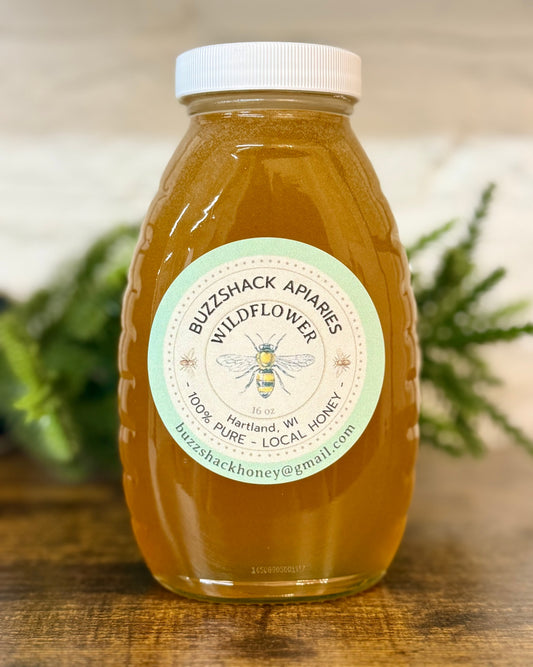 16oz Wildflower Honey