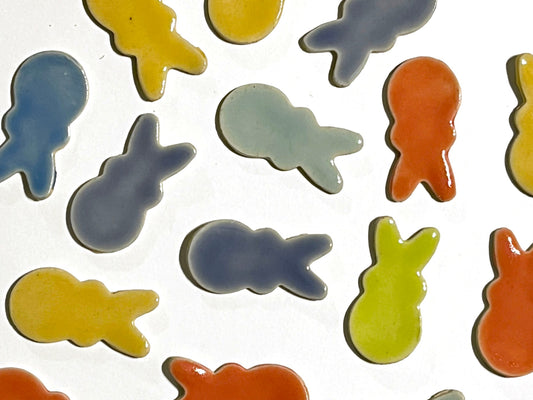 024 - Ceramic Pastel Bunny Magnet