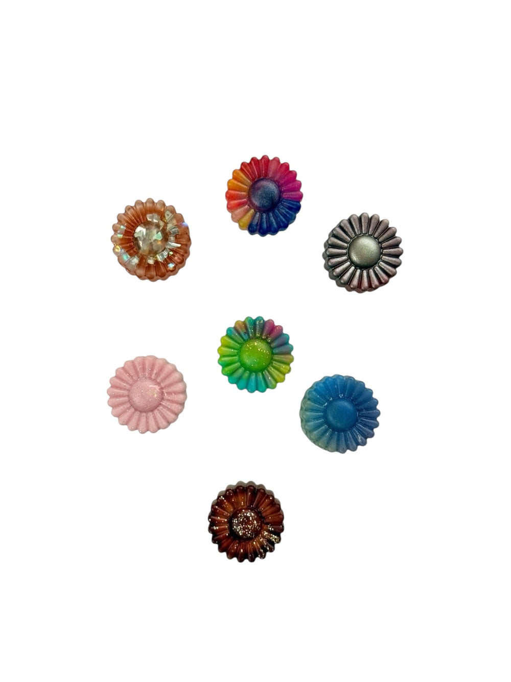 017 - Little Cheerful Flower Resin Magnet
