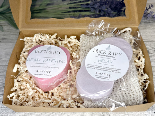 029 - Valentine Spa Soap and Shower Steamer Gift Set 