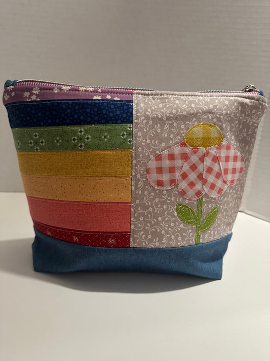 08 - Paisley Pouch | Purple Zipper