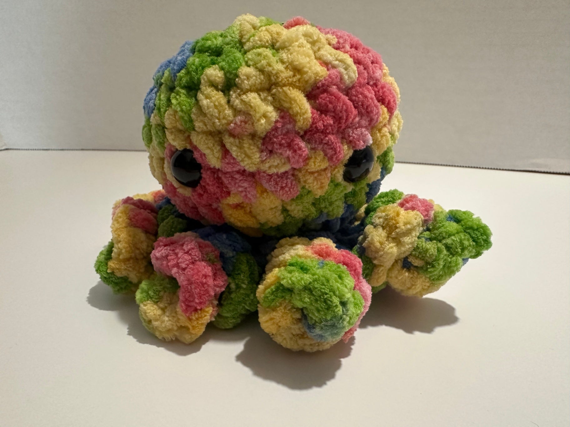 08 - Crochet Rainbow Octo Plushie