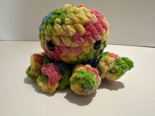 08 - Crochet Rainbow Octo Plushie