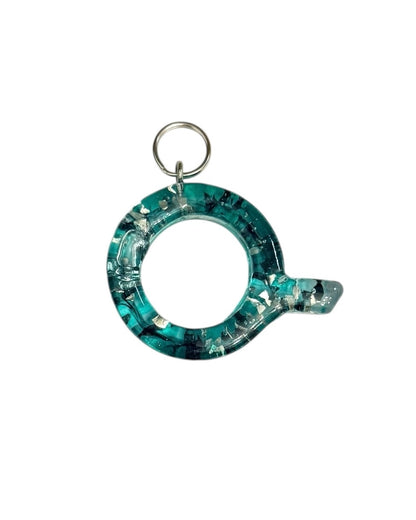 017 - Resin Letter "Q" Charms for Keychains