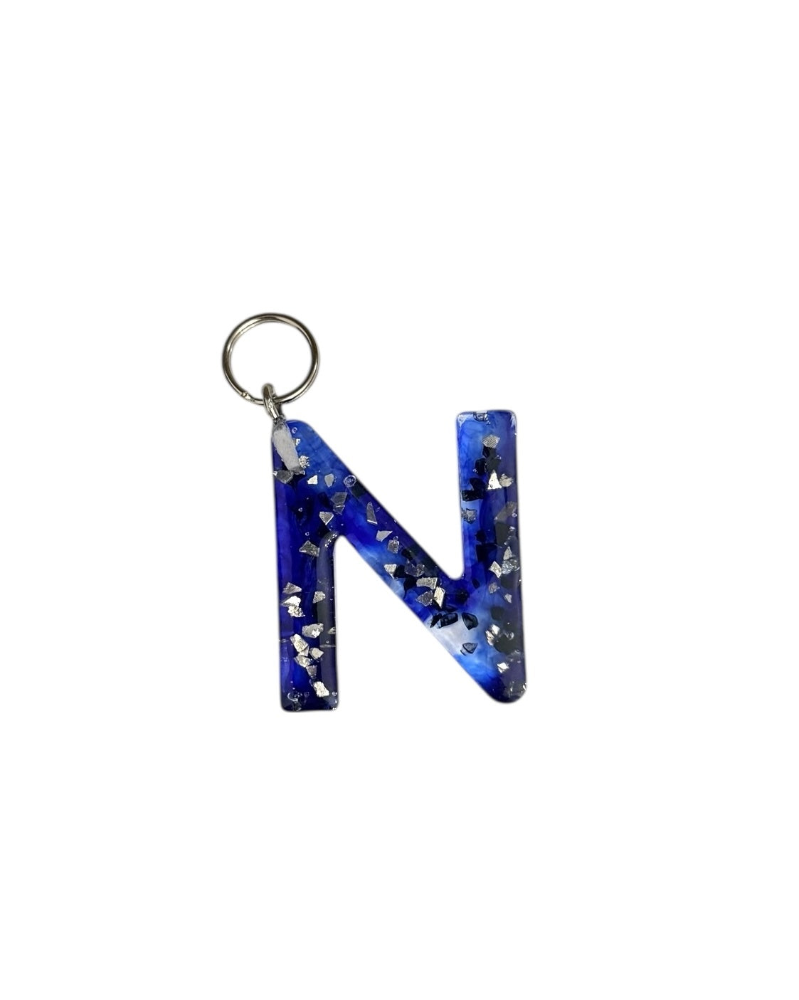 017 - Resin Letter "N" Charms for Keychains