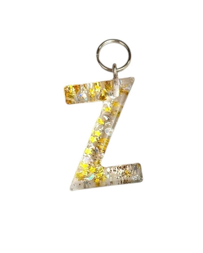 017 - Resin Letter "Z" Charms for Keychains