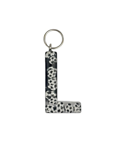 017 - Resin Letter "L" Charms for Keychains