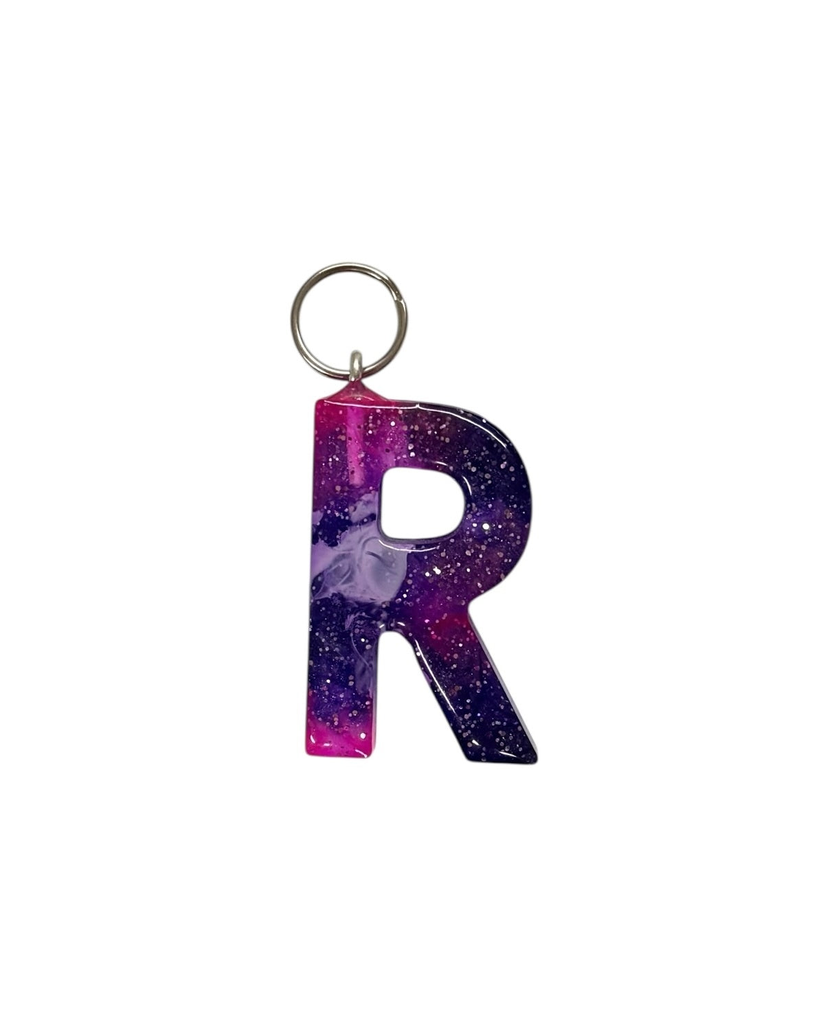 017 - Resin Letter "R" Charms for Keychains