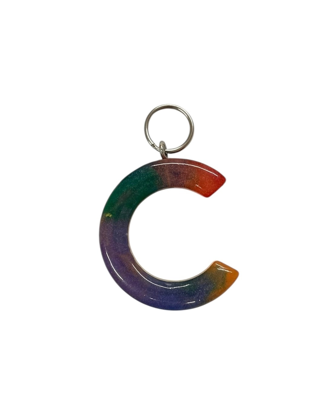 017 - Resin Letter "C" Charms for Keychains