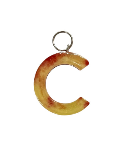 017 - Resin Letter "C" Charms for Keychains