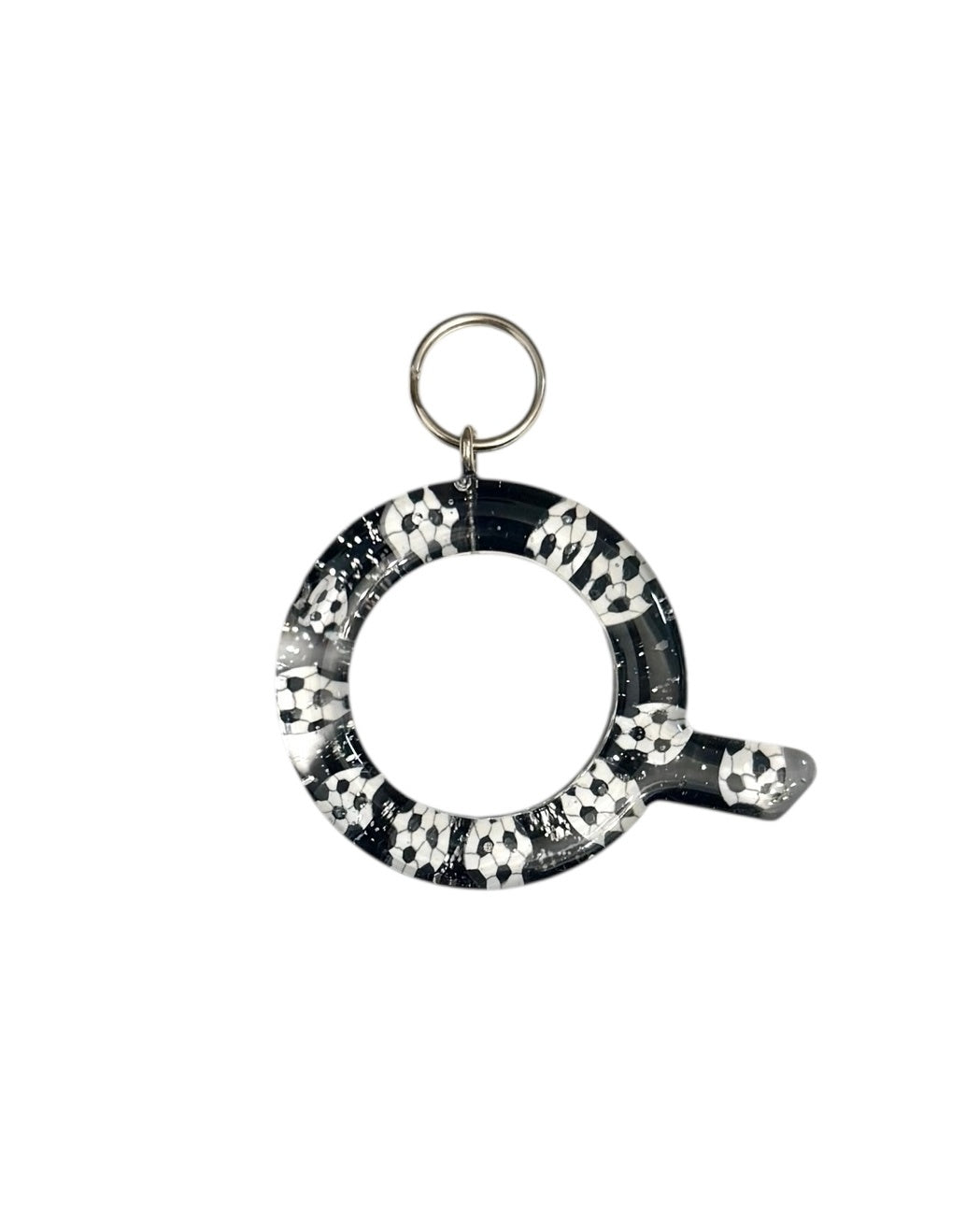 017 - Resin Letter "Q" Charms for Keychains