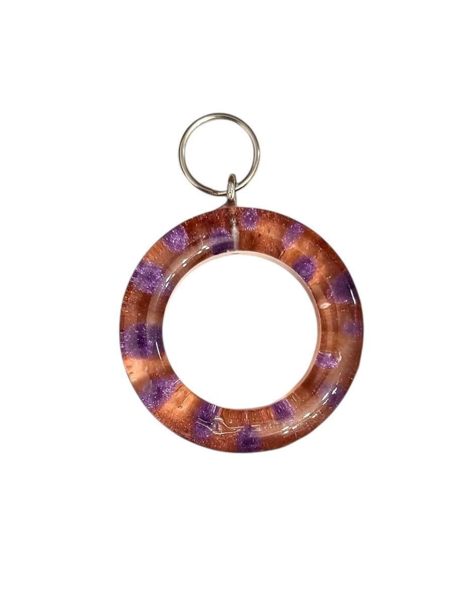 017 - Resin Letter "O" Charms for Keychains