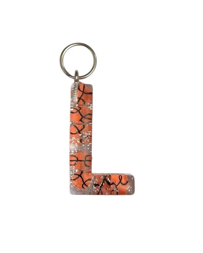 017 - Resin Letter "L" Charms for Keychains