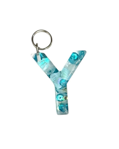 017 - Resin Letter "Y" Charms for Keychains
