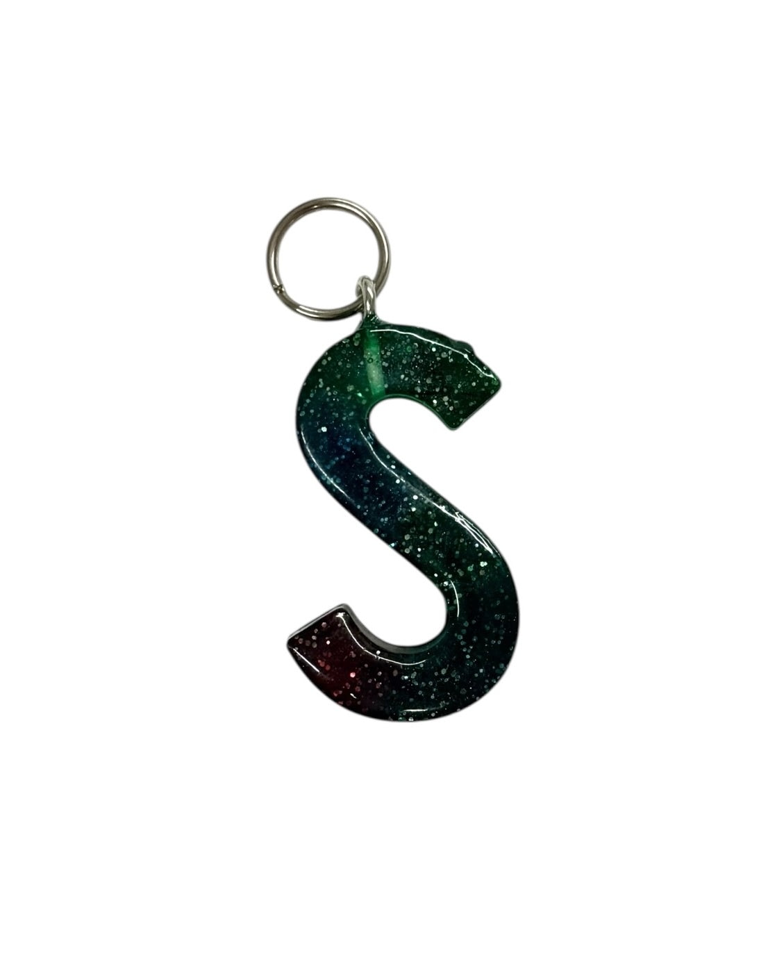 017 - Resin Letter "S" Charms for Keychains