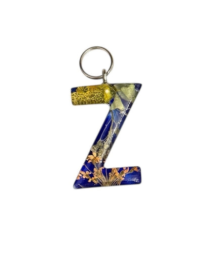 017 - Resin Letter "Z" Charms for Keychains