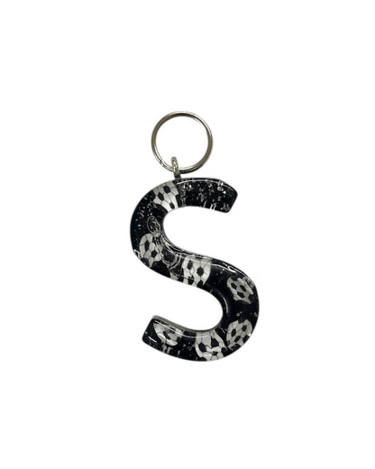 017 - Resin Letter "S" Charms for Keychains