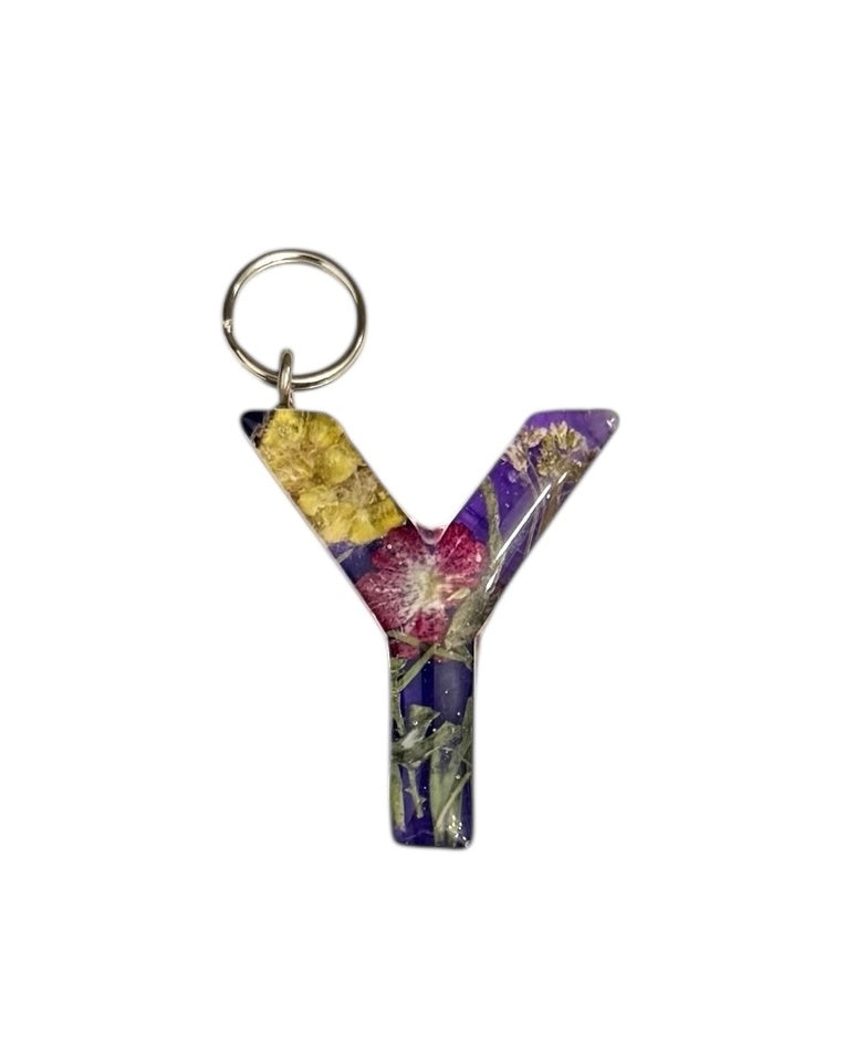 017 - Resin Letter "Y" Charms for Keychains