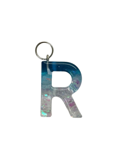 017 - Resin Letter "R" Charms for Keychains