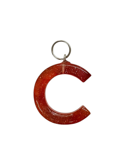 017 - Resin Letter "C" Charms for Keychains