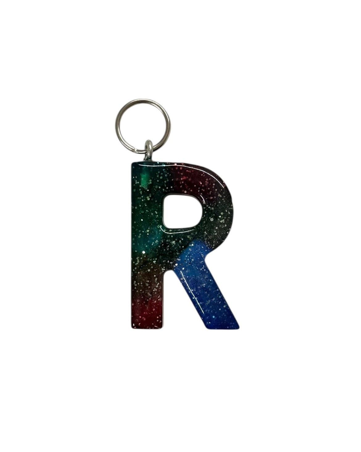 017 - Resin Letter "R" Charms for Keychains