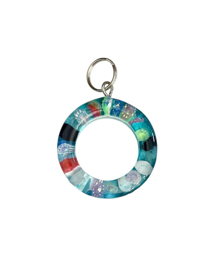 017 - Resin Letter "O" Charms for Keychains