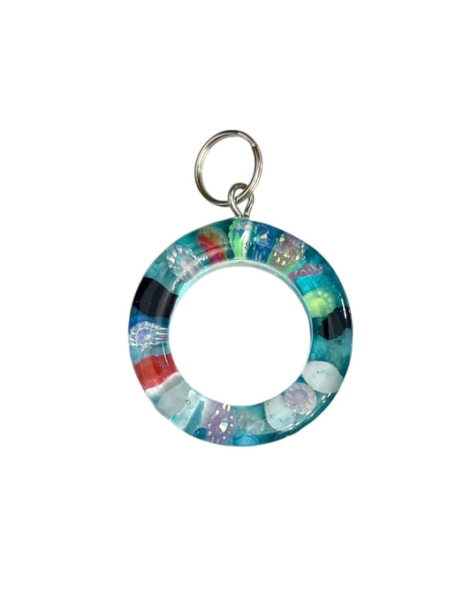 017 - Resin Letter "O" Charms for Keychains