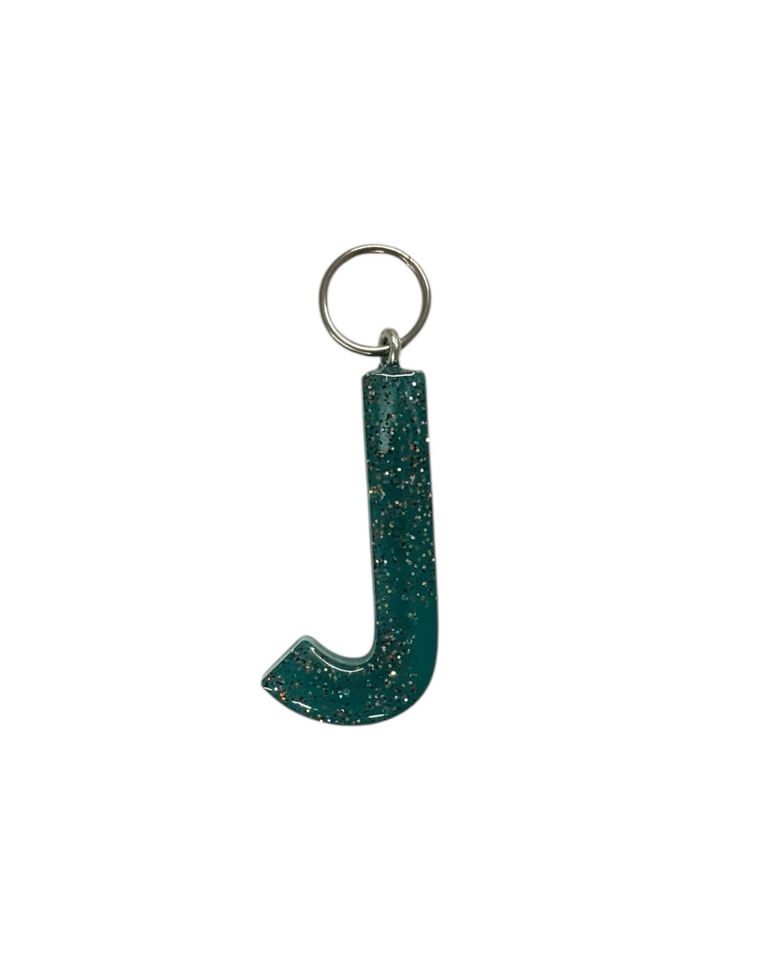 017 - Resin Letter "J" Charms for Keychains