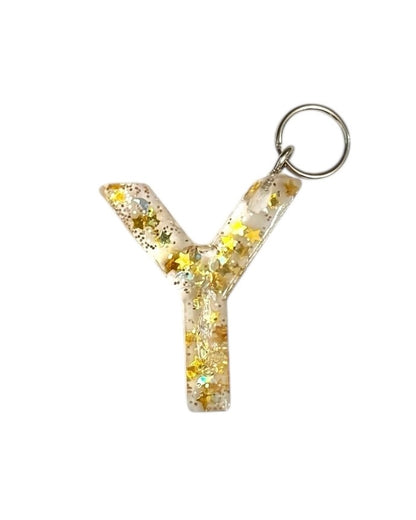017 - Resin Letter "Y" Charms for Keychains