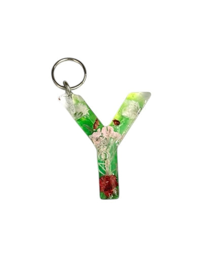 017 - Resin Letter "Y" Charms for Keychains