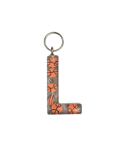 017 - Resin Letter "L" Charms for Keychains