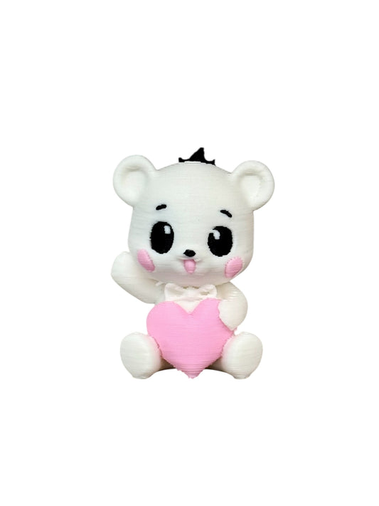 044 - 3D Printed Tiny Teddy Valentine Bear