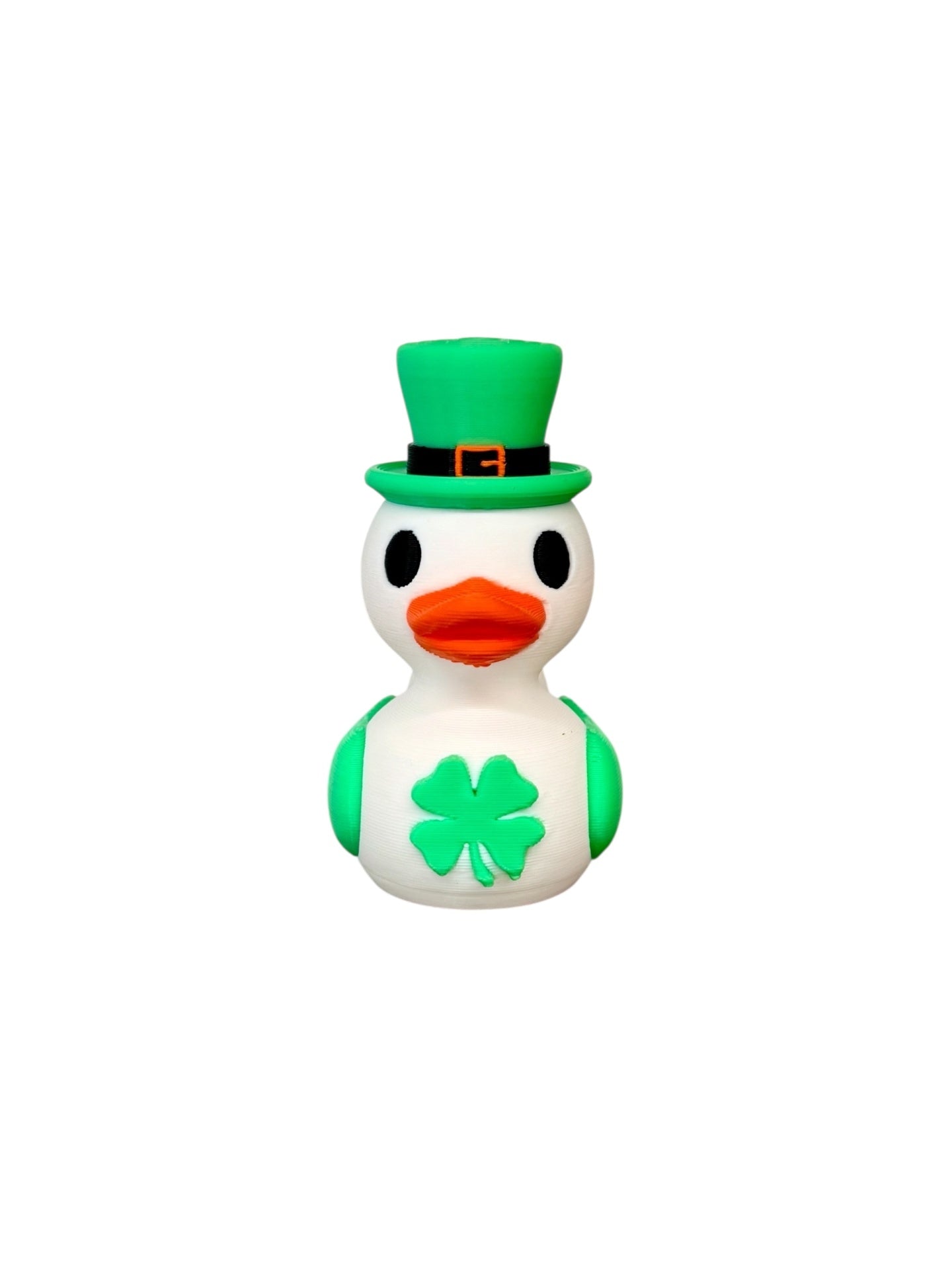 044 - 3D Printed Lucky Duck St Patrick's Day Ducky