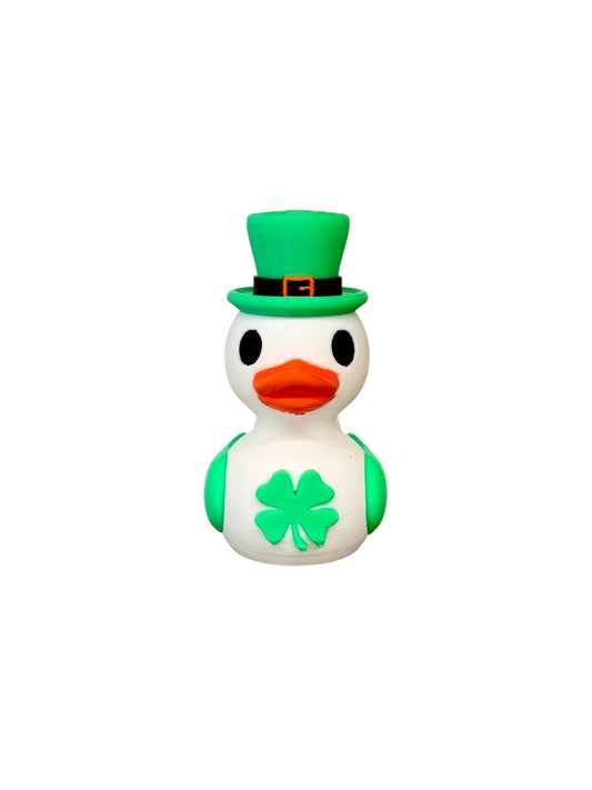 044 - 3D Printed Lucky Duck St Patrick's Day Ducky