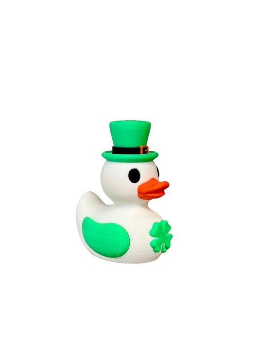 044 - 3D Printed Lucky Duck St Patrick's Day Ducky