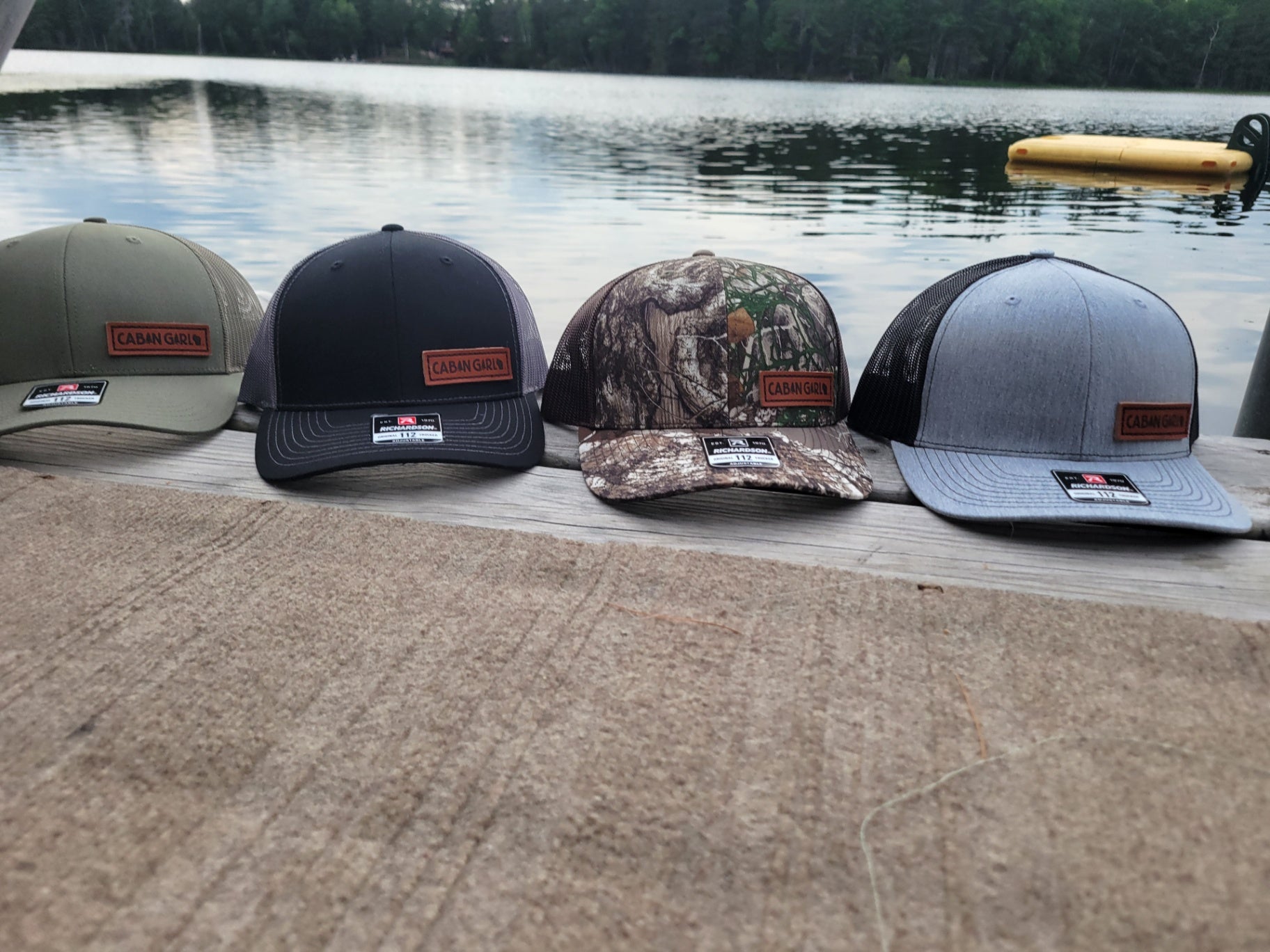 049 - Cabin Girl™  Black Trucker Hat