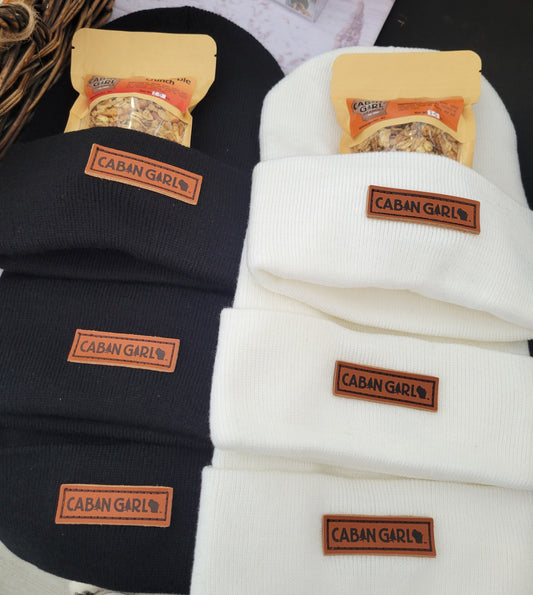 049 - Cabin Girl™ Black Beanie