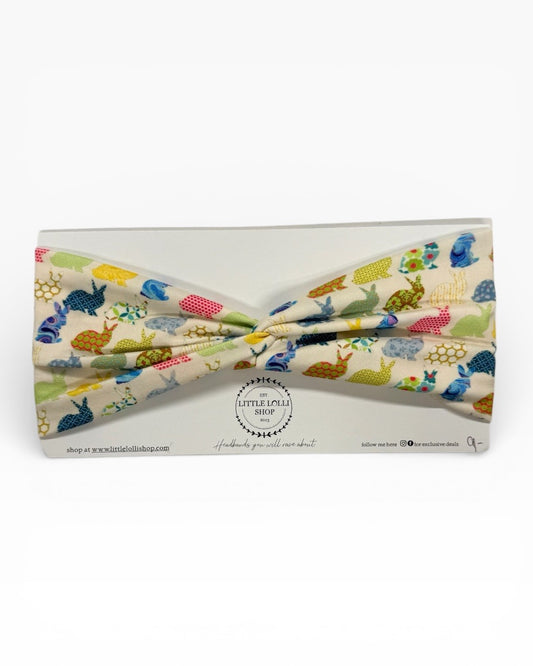 035 - Easter Rabbit Themed Headband