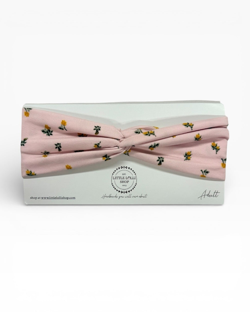 035 - Light Pink Small Floral Headband