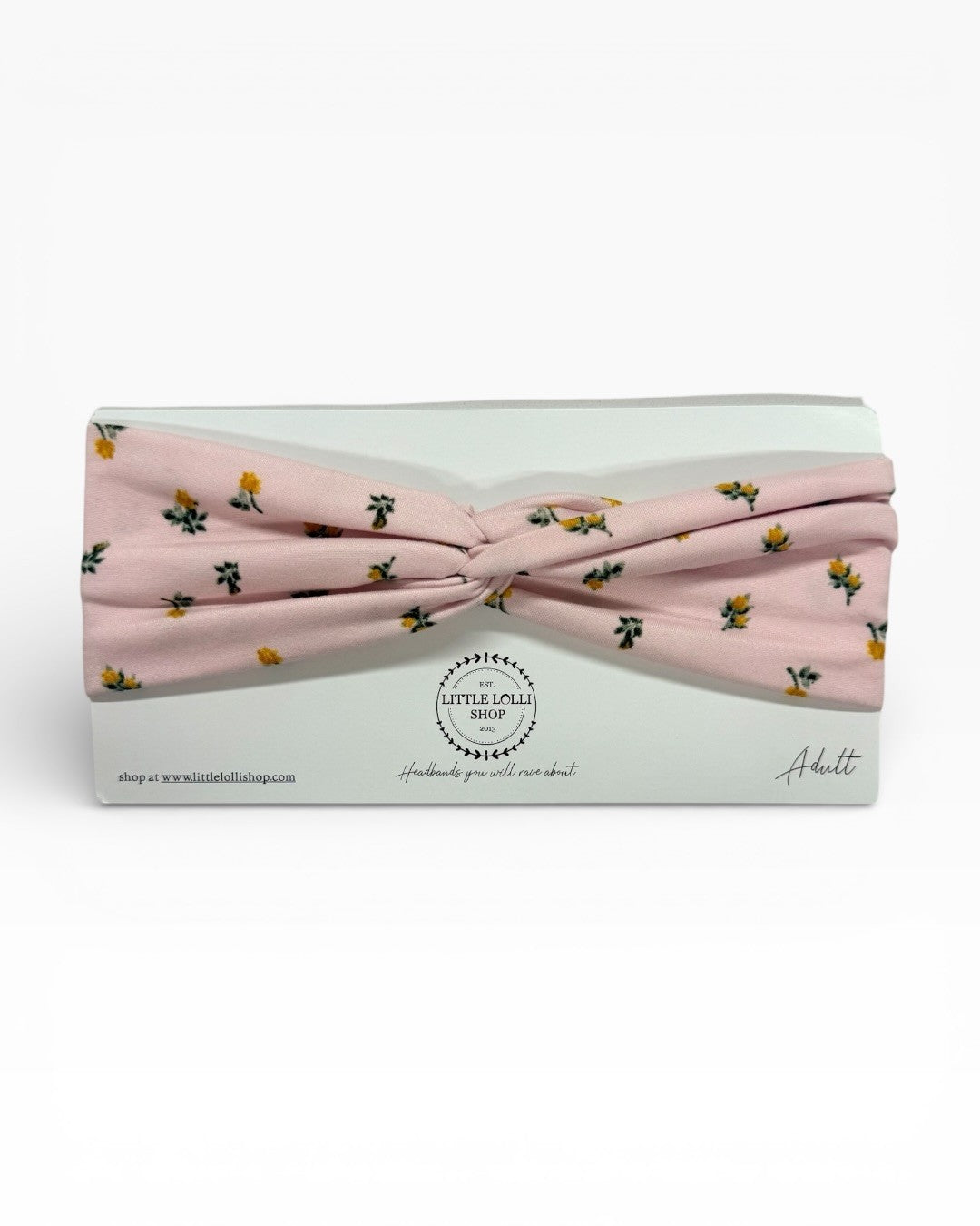 035 - Light Pink Small Floral Headband