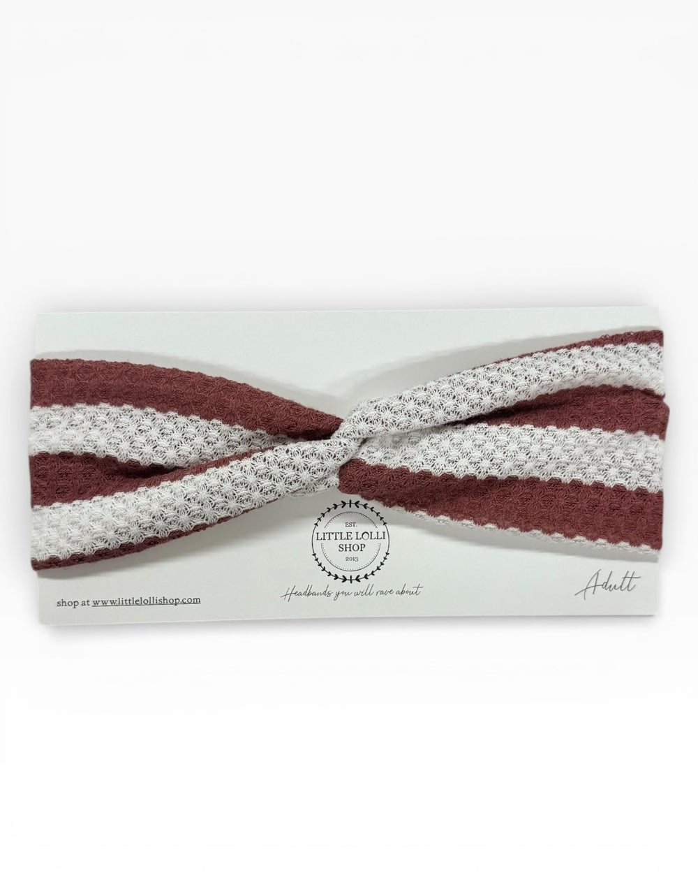 035 - Striped Lace Headband