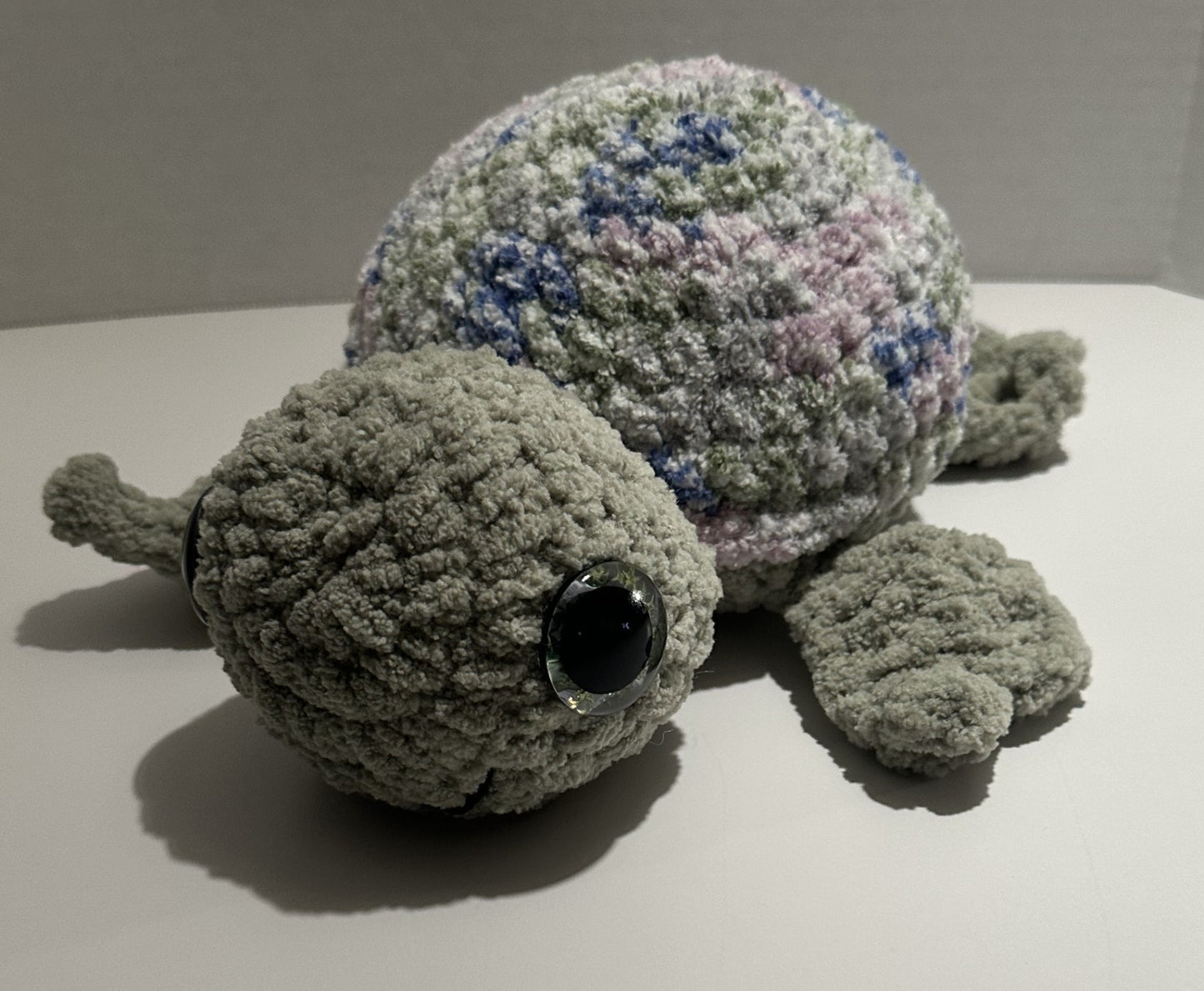 08 - Crochet Sea Turtle Plushie | Green Eyes