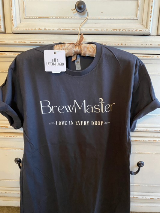 061 - "Brewmaster - Love in Every Drop" 2026 Tee | Medium | Dark Gray