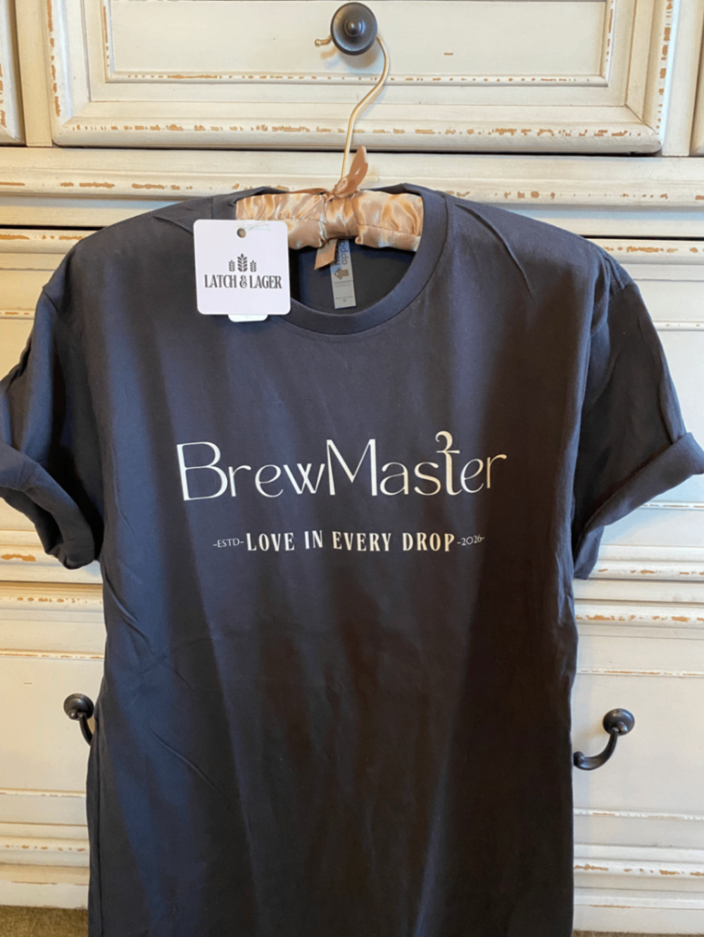 061 - "Brewmaster - Love in Every Drop" 2026 Tee | Large | Dark Gray