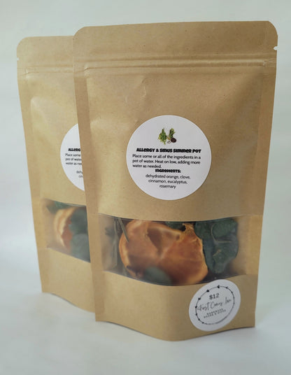 047 - Allergy and Sinus Simmer Pot Pack