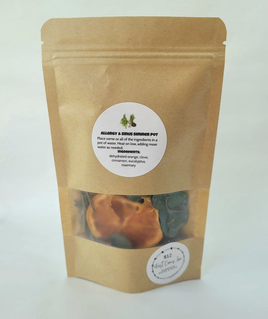 047 - Allergy and Sinus Simmer Pot Pack